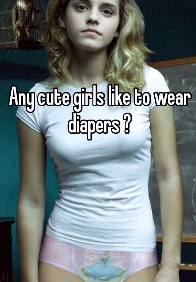 Cute Girls In Diapers